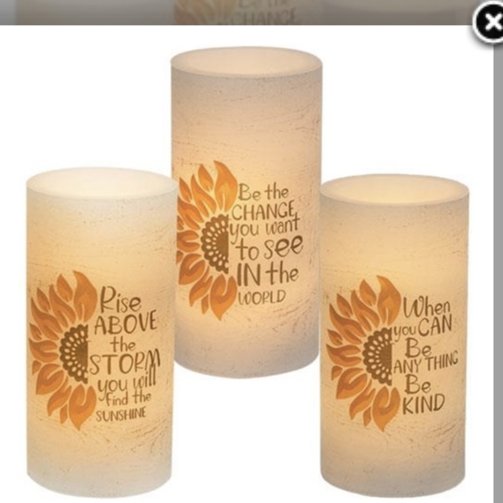 NWT Choice LED Pillar Candle - Picture 5 of 5
